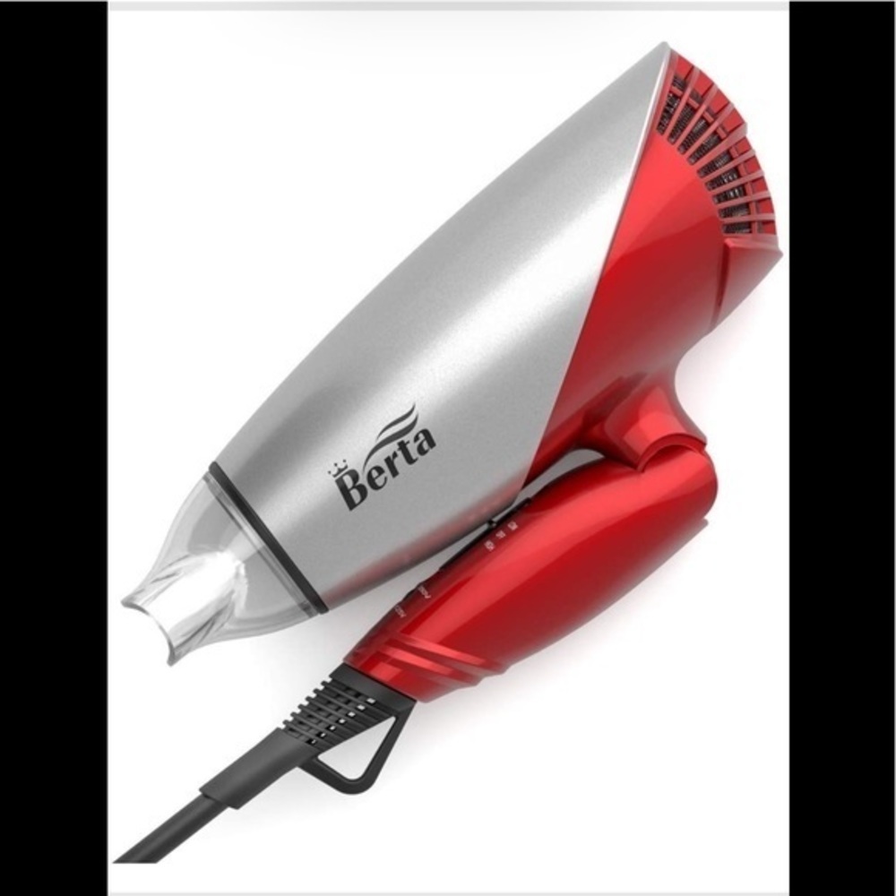 BERTA 1875 Blow dryer Hair dryer Watts Folding Handle Tourmaline Ceramic - Picture 5 of 9